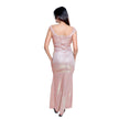 Shimmery Metallic Off shoulder Dress