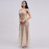 Beaded Tassel Sequin Fringe Gown