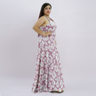Botanical Halter Maxi Dress
