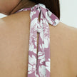 Botanical Halter Maxi Dress