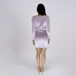 Cowl Neck Bodycon Mini Dress