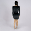 Cowl Neck Bodycon Mini Dress
