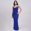 Crystal Stone Bodycon Evening Gown