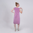 Draped Ruched Shimmer Cocktail Dress