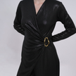 Elegant Belted Jumpsuit with wide Leg Pants