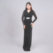 Grecian Goddess Ruched Maxi Gown with Crystal Belt