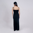 Mirror-Studded Bodycon Evening Gown