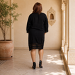 Round Neck Lace Detail Tunic