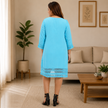 Round Neck Lace Detail Tunic