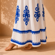 Santorini Smocked Cotton Maxi Dress