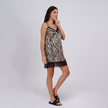 Satin Lace Trim Nightdress