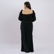 Shimmering Sweetheart Ruched Gown with Thigh-High Slit