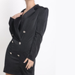 Sophisticated Double-Breasted Blazer Mini Dress