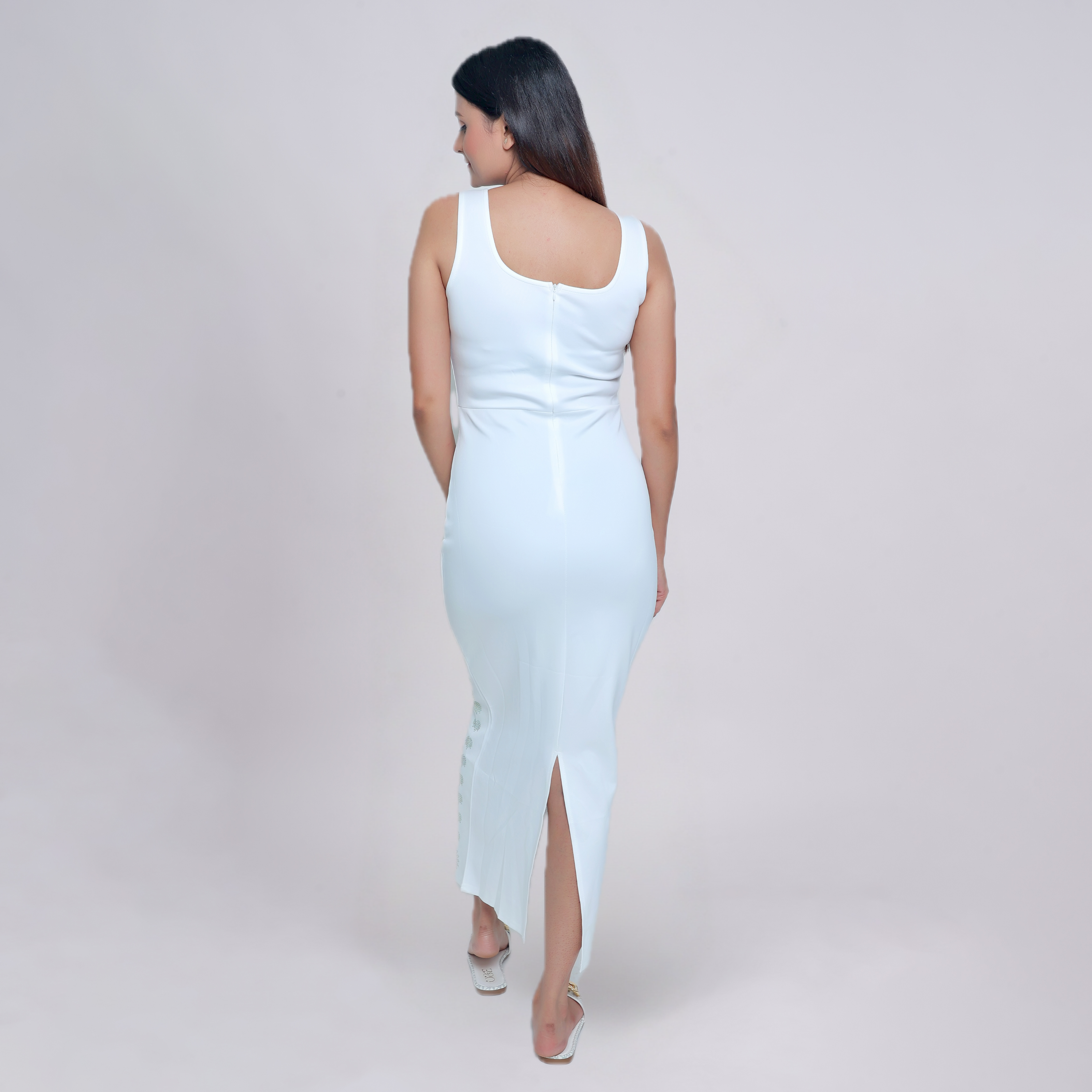 Stone Embellished Maxi Dress