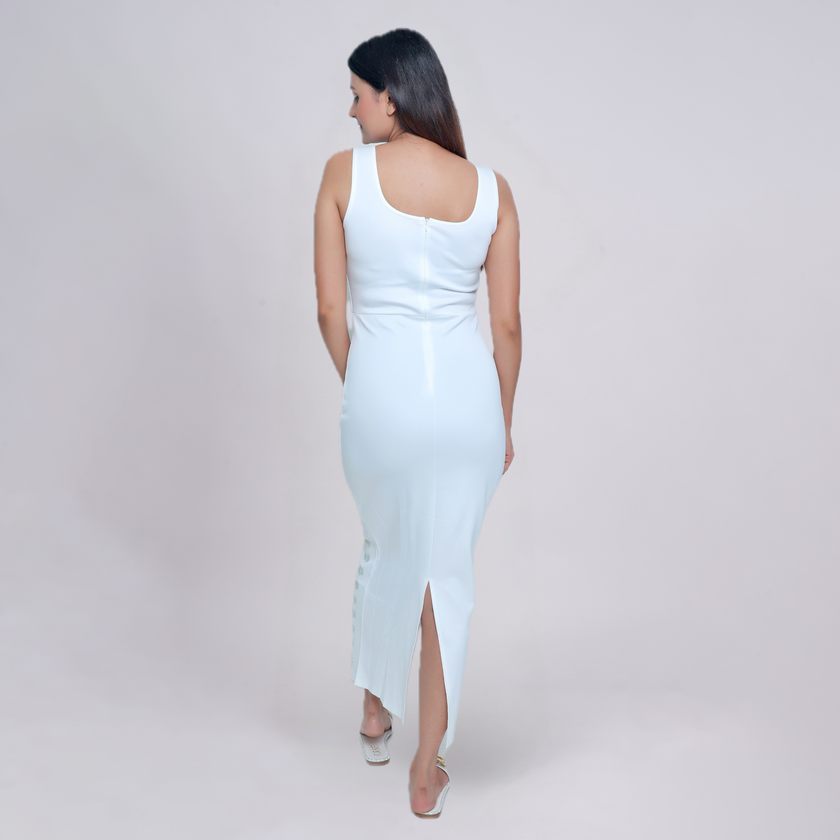 Stone Embellished Maxi Dress
