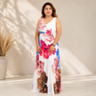Watercolor Floral Maxi Dress